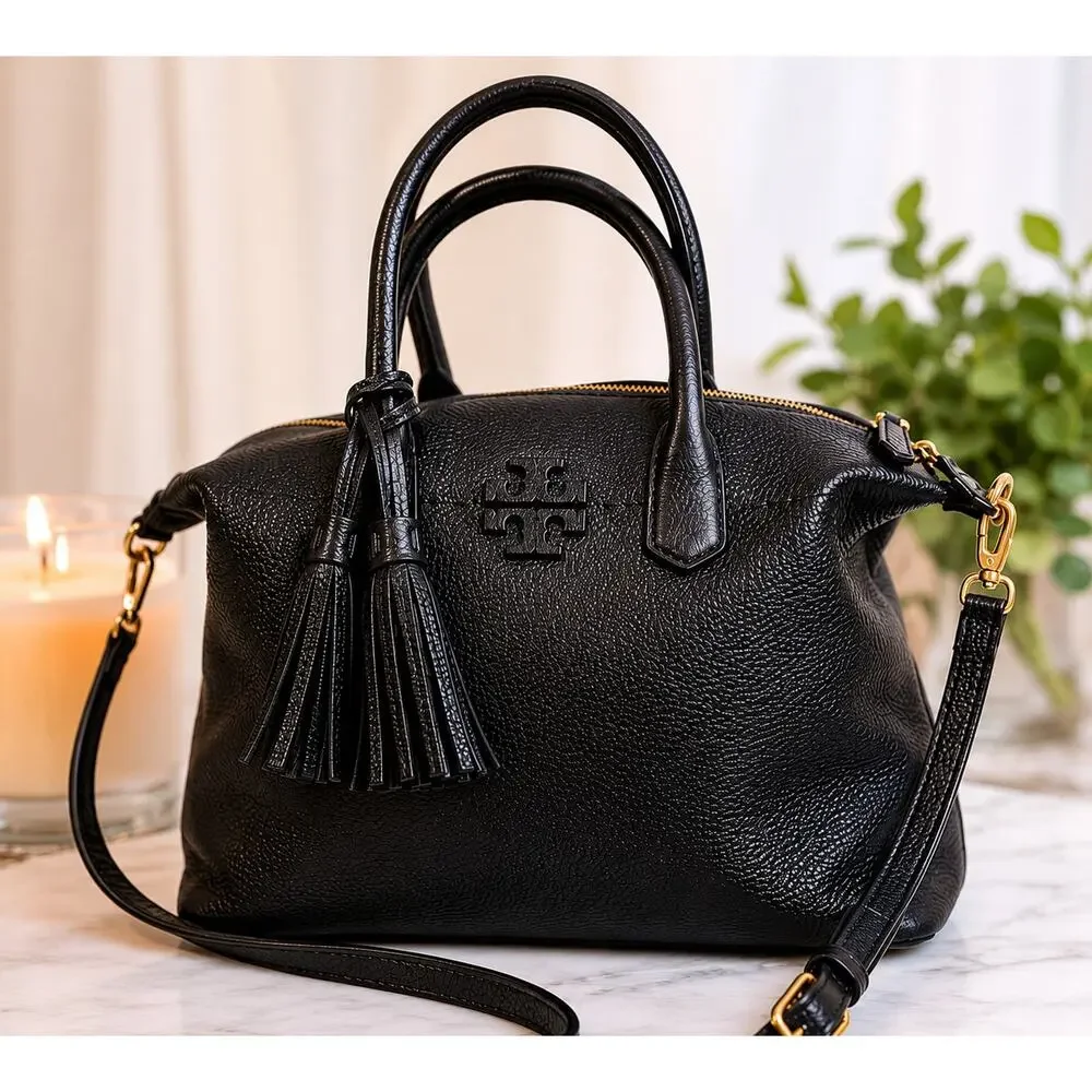 Tory Burch | Bags | Tory Burch Mcgraw Pebbled Leather Slouchy